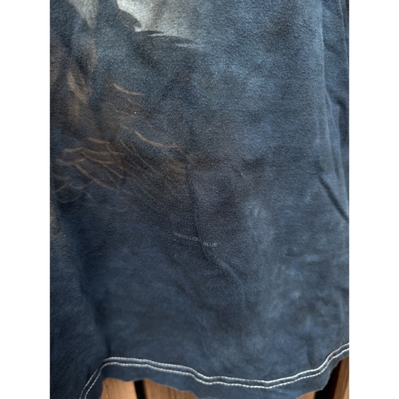 Liquid Blue Bald Eagle USA Graphic Print Stone Washed T Shirt Size 4XL 2015 - Picture 2 of 6